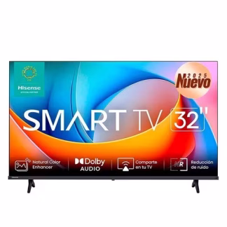Pantalla Hisense de 32 puldadas LED, VIDAA TV, native refresh 60Hz, HD, 1366*768, Alexa/Google Smart Home/Airplay/Apple Homekit/Miracast