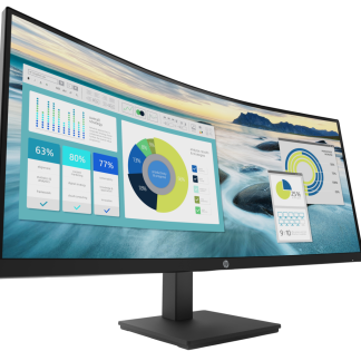Monitor HP 34" P34hc G4 Curvo WQHD Resolución 3440x1440 Panel VA VGA/HDMI