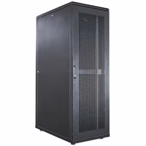 GABINETE 19"" RACK CERRADO 42U PUERTA ACERO 800*1000 FLATPACK 42 Unidades, 2057 (al) x 800 (an) x 1000 (prof) mm, cubierta calificada IP20, Flatpack, Negro