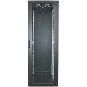 Intellinet 713085 22U Armario de bastidor para Conmutador LAN, Panel de conexión - 482.60mm Ancho del rack - Negro - Intellinet Gabinete de red 19""