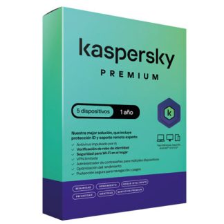 Licencia Antivirus Kaspersky Premium 1 Año 5 Dispositivos